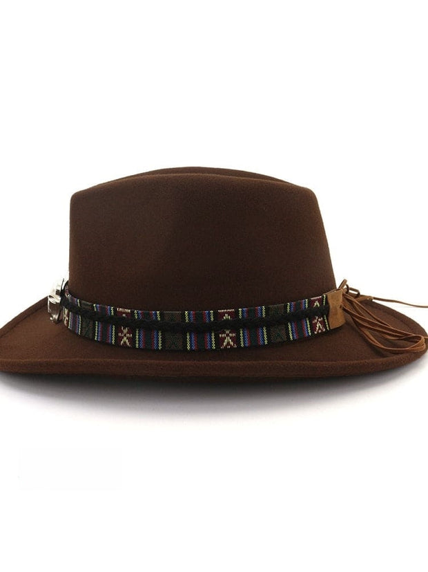 Western Bull Woven Cowboy Cowgirl Hat