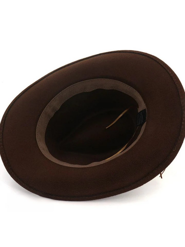 Western Bull Woven Cowboy Cowgirl Hat